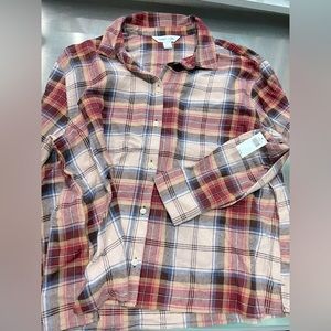 Brand New Old Navy Cropped Flannel